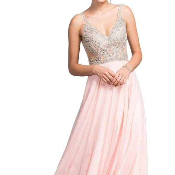 NWT Aspeed Design L2055 Bodice Prom Dress Black Size XS - Picture 1 of 6